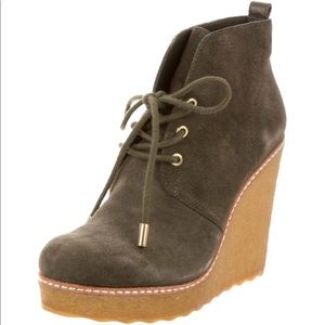 Tory Burch Suede Ankle Boots